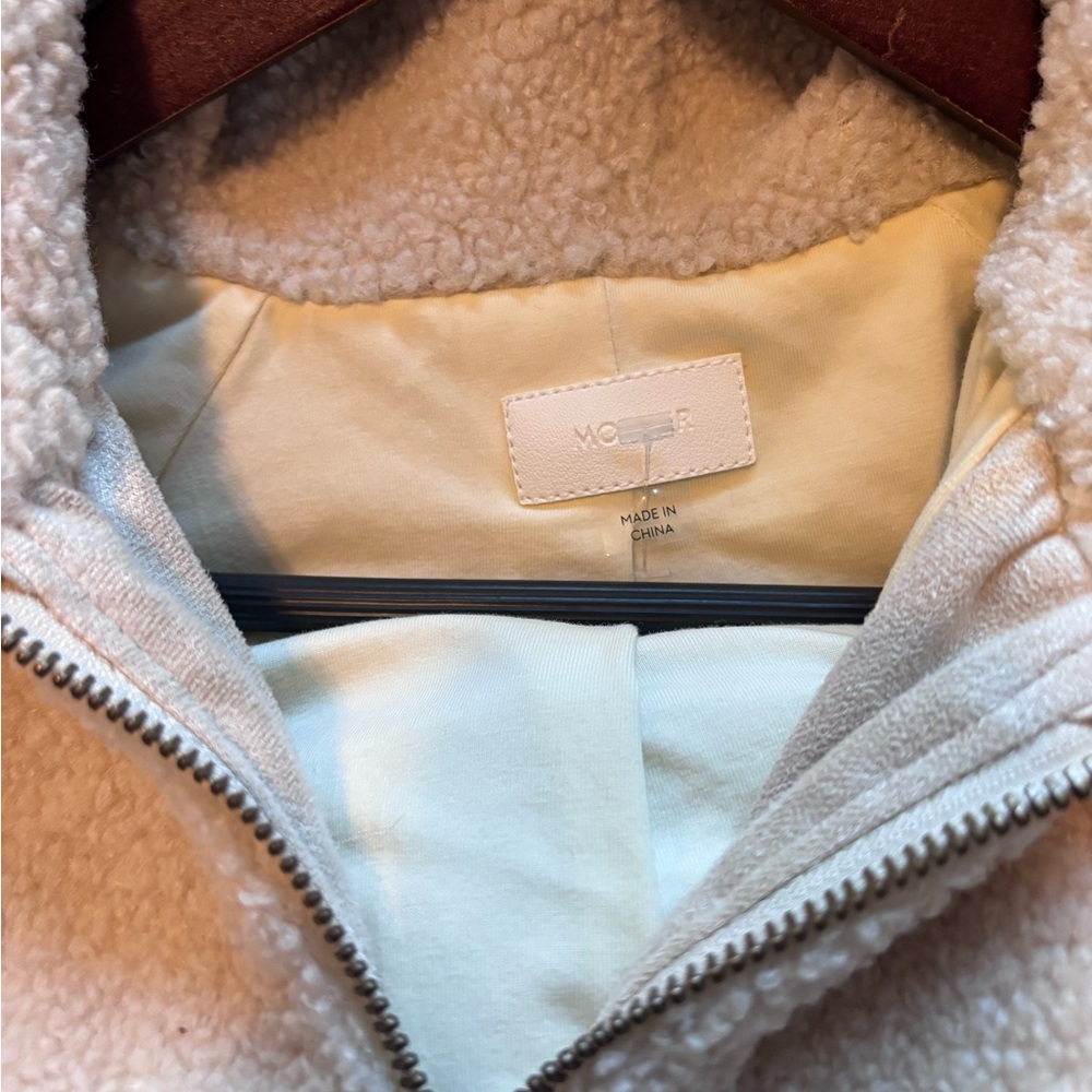MOTHER The Zip Up Sherpa Hoodie S - Picture 5 of 5